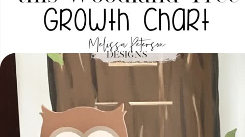 Final: How I Painted this Woodland Tree Growth Chart