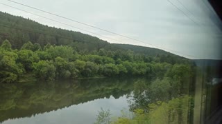 Fascinating beauty of Russian nature from the train window