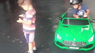 The amazing drifting kid shows off his mind-blowing skills
