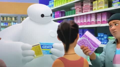 Leaked ‘Baymax’ Video from Disney Shows a Guy Recommending the Type of Feminine Pad He Uses
