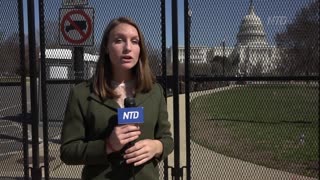 Fence Around Capitol Partially Taken Down