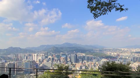 Namsan Mountain in Seoul.