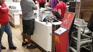 Woman Throws Fit in Fast Food Restaurant Over Order