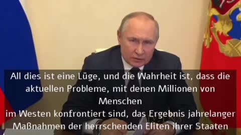 Putin Rede an westliche Bürger