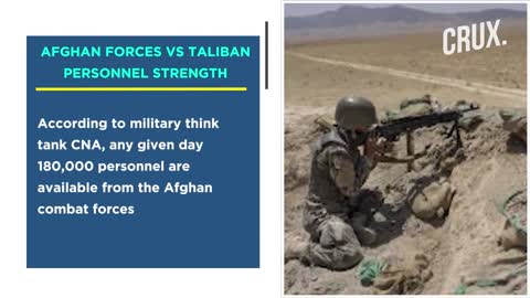 How Afghanistan Forces Match Up To Taliban Militia In Size, Weapons & Finances