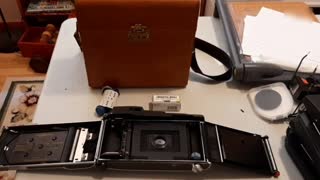Preparing a Polariod 110A camera for 120 film using FEMO