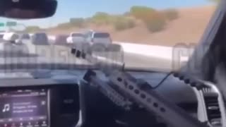 Armed Cartel driver passes State Trooper in Phoenix