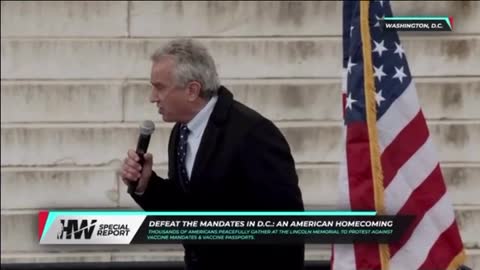 Bobby Kennedy Speaks at the Defeat the Mandates Rally