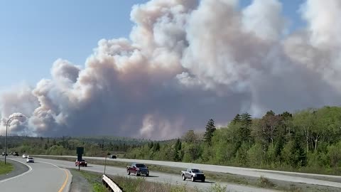 Major Fire Burning homes in Tantallon, Nova Scotia