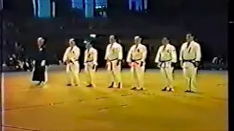 World Uchinanchu Festival Okinawan Karate Kobudo 1990 | kata demonstration by the masters