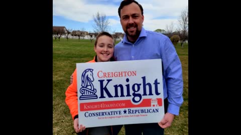 Creighton Knight Campaigns for Idaho House 5.6.22