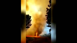 WILDFIRE ARE BURNING ACROSS CALIFORNIA AUGUST 2020 || TORNADO FIRE