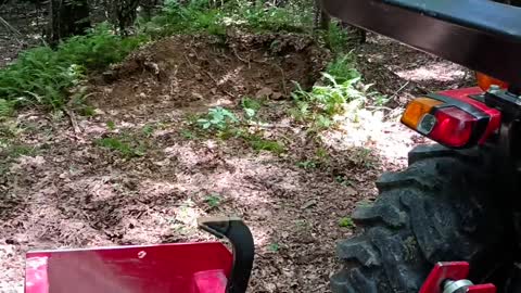 Changing Your 43X16 Inch Rear Tractor Tire In The Woods.