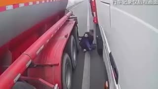 Almost fatal accident