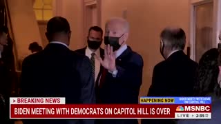 Biden snaps at reporter