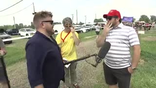 CNN Interviews Trump Supporter at Rally and Gets Absolutely WRECKED