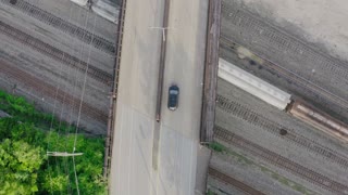 Car Drone Footage