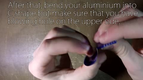 How to make Whistle out of Aluminium bottle.