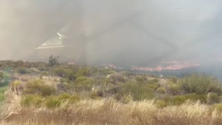 Close Encounter with a Sweeping Brush Fire