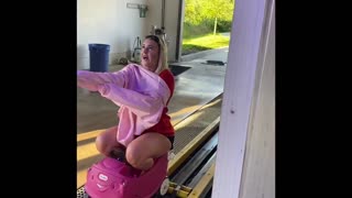 Girl Takes Kid's Car Through the Wash