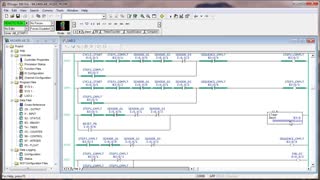 B26 - Learn PLC RSLogix500 - Sequencing Pt3 - PLC Professor