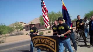 Ray Epps and Stewart Rhodes - Marching In Arizona (2011)