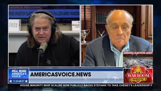 Bannon Goes Off on Compromised Biden Regime Going After American Hero Giuliani