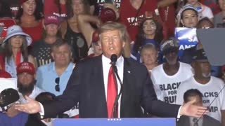 Trump BLASTS Biden's open border policies at 'Save America' Rally In Sarasota, FL