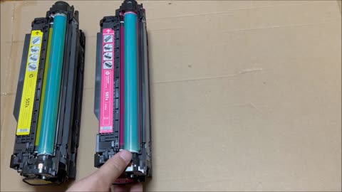HP LaserJet 500 Color M551 Print Cartridge Replacement