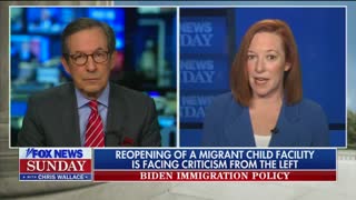 Chris Wallace Presses Psaki On Border Policy