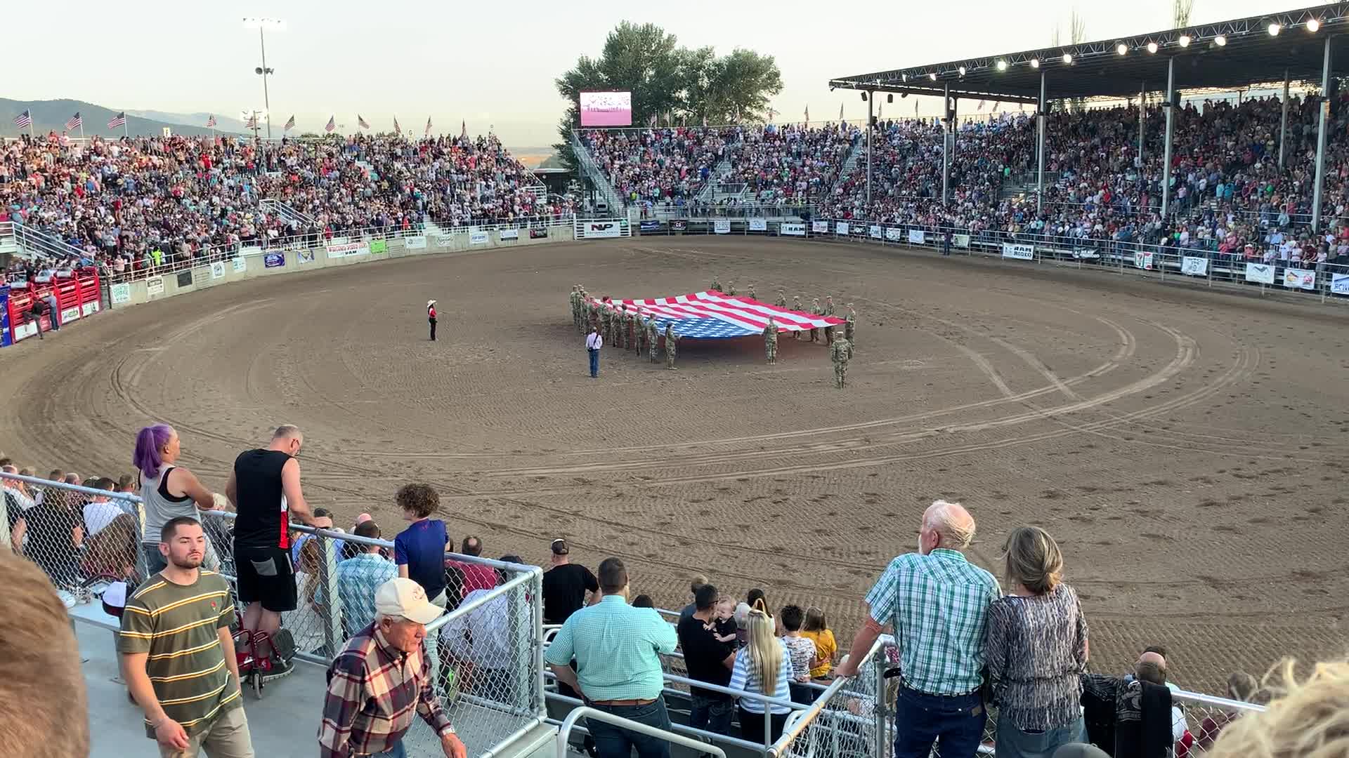 Ute Stampede National Anthem Fully Packed! 2021