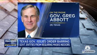 Texas Gov Signs Executive Order to Ban Nearly All Mask Mandates