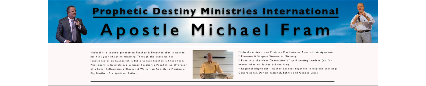 Prophetic Destiny Ministries Int'l